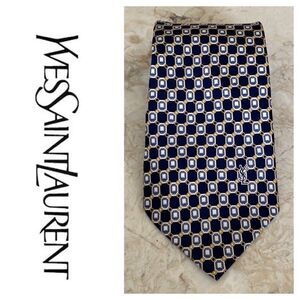 Yves Saint Laurent 100% Silk Tie
